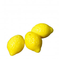 Neprůhledná Žlutá Citron Korálky české Sklo Citron Korálky Skleněné Ovoce Podzim Citron Skleněné Korálky české Citronu Korálky