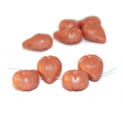 Hnědá české Slza Korálky české Skleněné Korálky Sklo Slza Korálky české Sklo Drop Beads Český Korálky Exkluzivní 15mm x 10mm 6pc