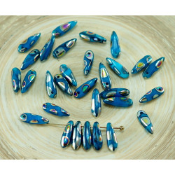 Korálky z českého skla rozměry 11 mm x 3 mm 50 kusů