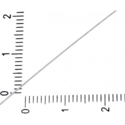 Pevné lanko drátek tiger tail stříbrný, na špulce na navlékání korálků, tvoření šperků, průměr 0, 45 mm 100 metrů