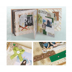 Sada na scrapbooking album na fotografie polaroidy velikost 17 cm x 19 cm