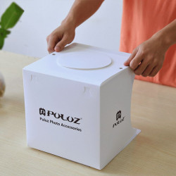 1ks Bílé Krychle Polypropylen Led Světlo Foto Mini Cube Produktové Fotografie Krabice Usb Přenosné Studio Kit Střílet Rekvizity