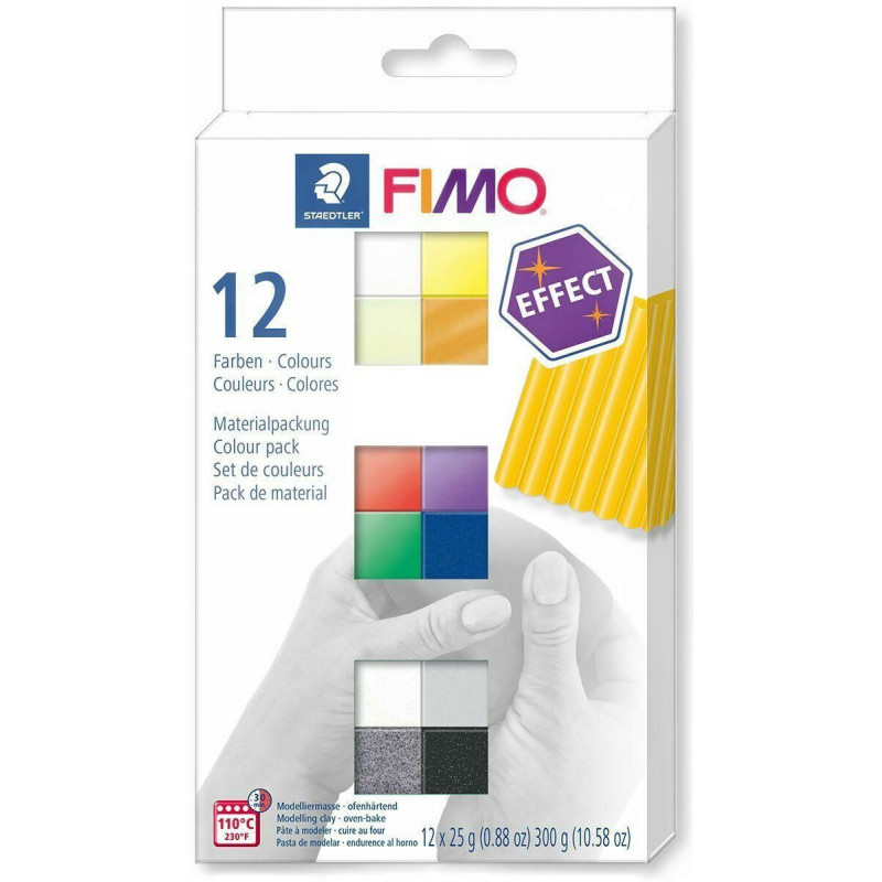 FIMO Efekt sada 12 barev 25 g