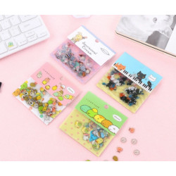 80ks Rilakkuma Kolirakkuma Medvěd Pvc Japonské Kreslené Průhledný Obtisk Samolepky Řemeslo Scrapbooking Pryskyřice Diy Kawaii