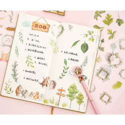 Samolepky nálepky scrapbooking psaní deníků, 6 listů