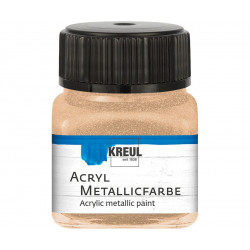 Akrylová barva metalická KREUL 20 ml šampaňská