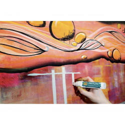Akrylový Paint Marker TRITON SOLO GOYA 1-4 mm svítící oranžová