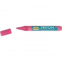 Akrylový Paint Marker TRITON SOLO GOYA 1-4 mm svítící růžová