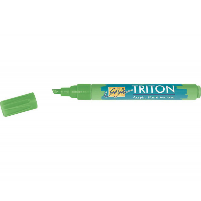 Akrylový Paint Marker TRITON SOLO GOYA 1-4 mm svítící zelená