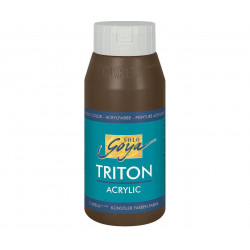 Akrylová barva TRITON SOLO GOYA 750 ml hnědá havana