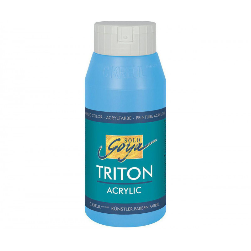 Akrylová barva TRITON SOLO GOYA 750 ml světle modrá