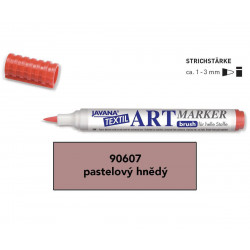 Art Marker fix na světlý textil Javana pastelová hnědá