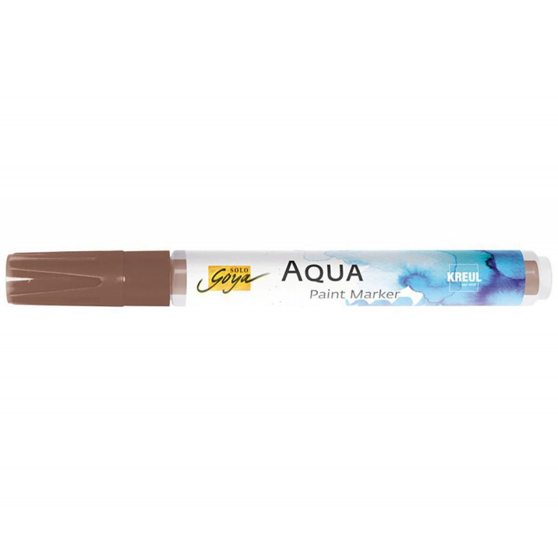 Aqua marker SOLO GOYA tmavě hnědá