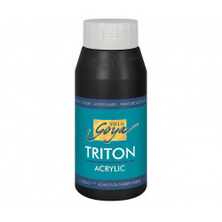 Akrylová barva TRITON SOLO GOYA 750 ml černá