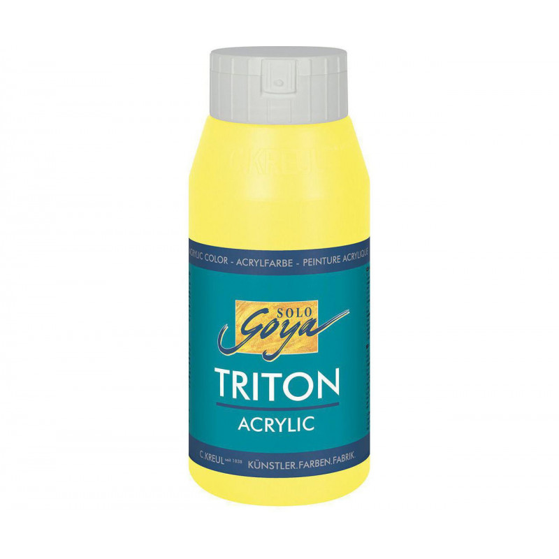 Akrylová barva TRITON SOLO GOYA 750 ml citrónová