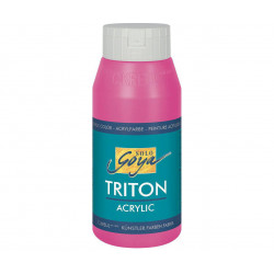 Akrylová barva TRITON SOLO GOYA 750 ml fialovo červená