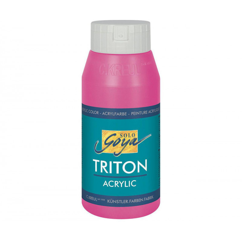 Akrylová barva TRITON SOLO GOYA 750 ml fialovo červená