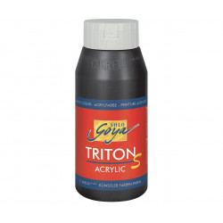 Akrylová barva TRITON SOLO GOYA LESK EFEKT 750 ml černá