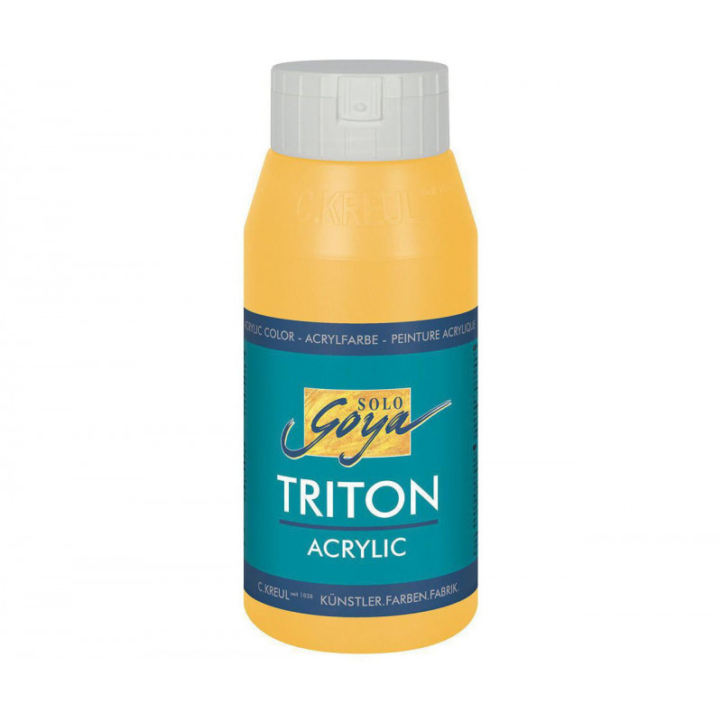 Akrylová barva TRITON SOLO GOYA 750 ml žlutá kukuřice