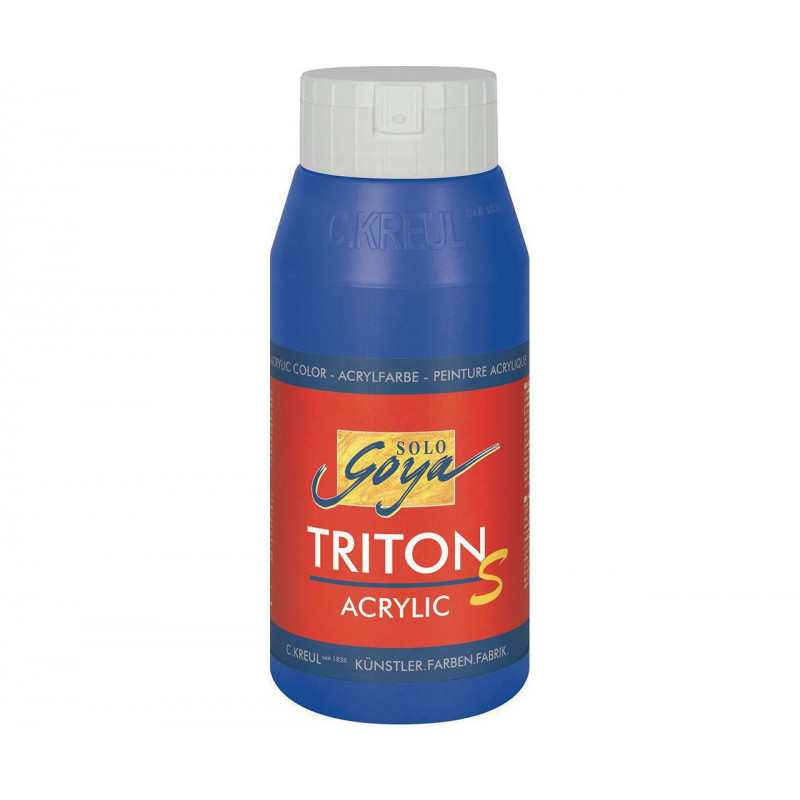 Akrylová barva TRITON SOLO GOYA LESK EFEKT 750 ml ultramarínová modrá