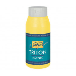 Akrylová barva TRITON SOLO GOYA 750 ml světle žlutá