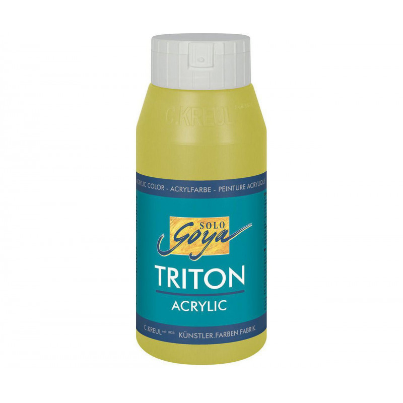 Akrylová barva TRITON SOLO GOYA 750 ml světle olivová zelená