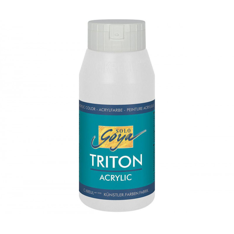 Akrylová barva TRITON SOLO GOYA 750 ml bílá