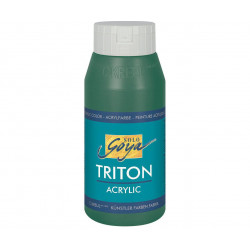 Akrylová barva TRITON SOLO GOYA 750 ml tmavě zelená