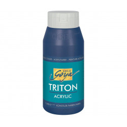 Akrylová barva TRITON SOLO GOYA 750 ml tmavě modrá