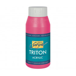 Akrylová barva TRITON SOLO GOYA 750 ml svítící růžová