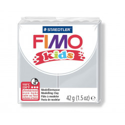 FIMO kids 42g - dětská modelovací hmota světle šedá