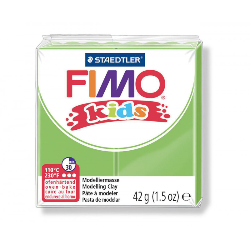 FIMO kids 42g - dětská modelovací hmota světle zelená