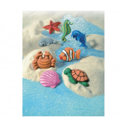 FIMO Silikonová forma - Mořští tvorové Sea creatures