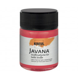 Barva na světlý textil JAVANA 50 ml karmínová