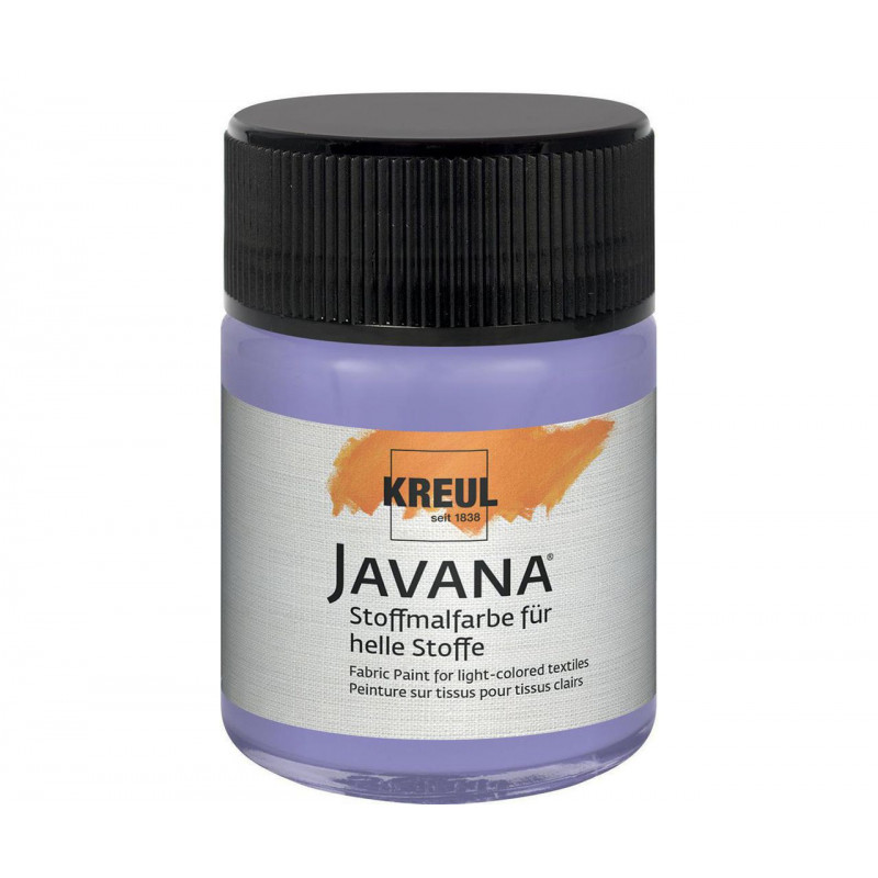 Barva na světlý textil JAVANA 50 ml levandulová