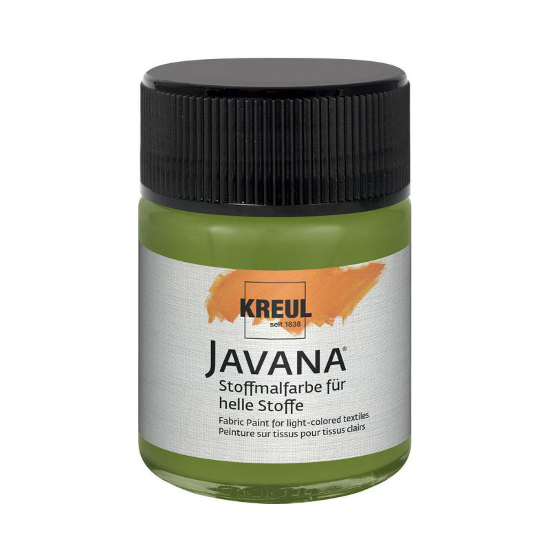 Barva na světlý textil JAVANA 50 ml olivová zelená
