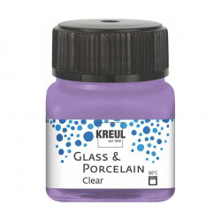 Barva na sklo a porcelán KREUL clear lila 20 ml