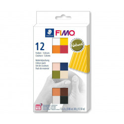 FIMO soft sada 12 barev 25 g NATURAL