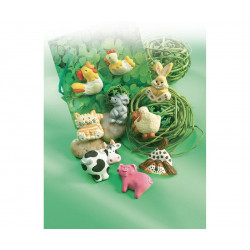 FIMO Silikonová forma - Zvířátka z farmy Farm animals