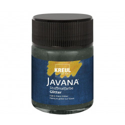 Barva na textil třpytivá JAVANA 50 ml černá