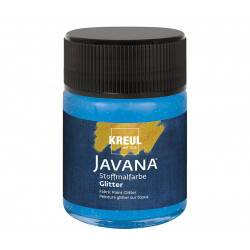 Barva na textil třpytivá JAVANA 50 ml safírová