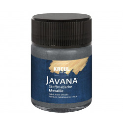 Barva na textil metalická JAVANA 50 ml antracit