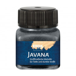 Barva na textil metalická JAVANA 20 ml antracit