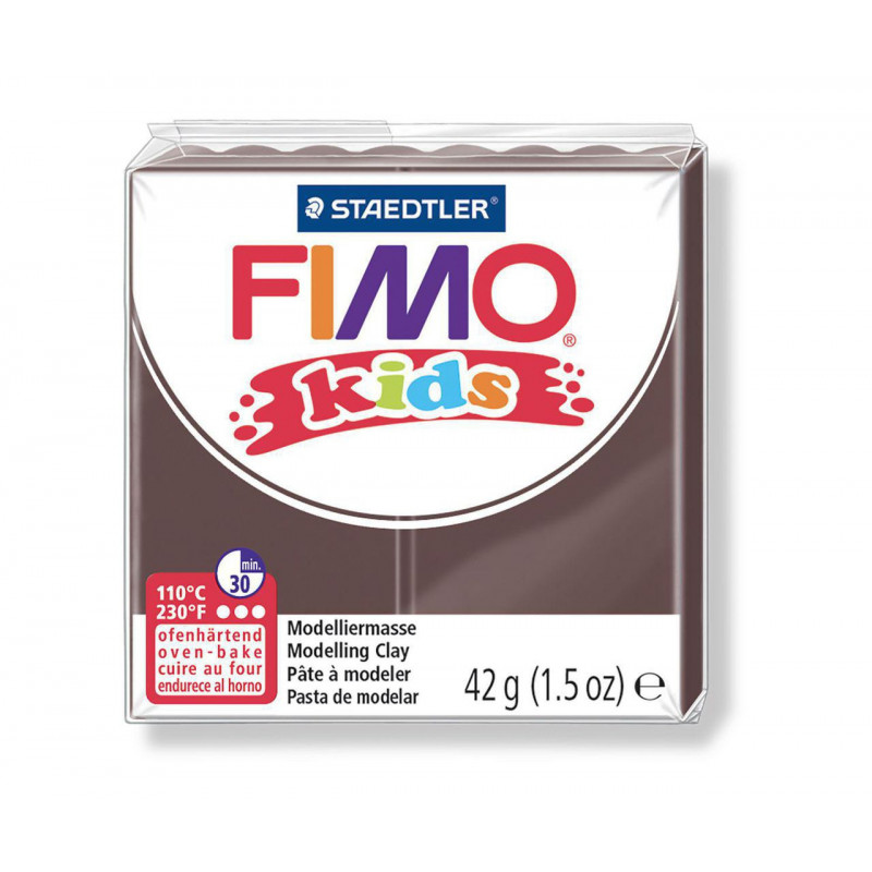 FIMO kids 42g - dětská modelovací hmota hnědá