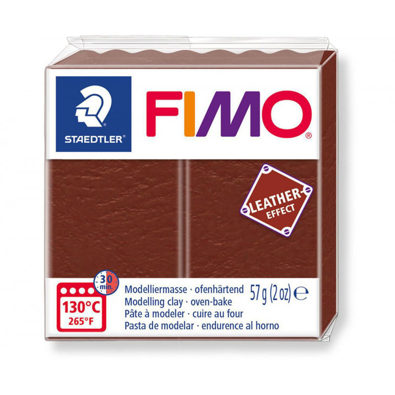 FIMO LEATHER efekt OŘÍŠKOVÁ