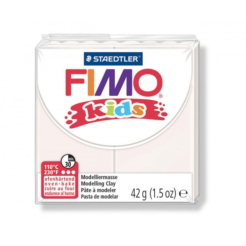 FIMO kids 42g - dětská modelovací hmota bílá