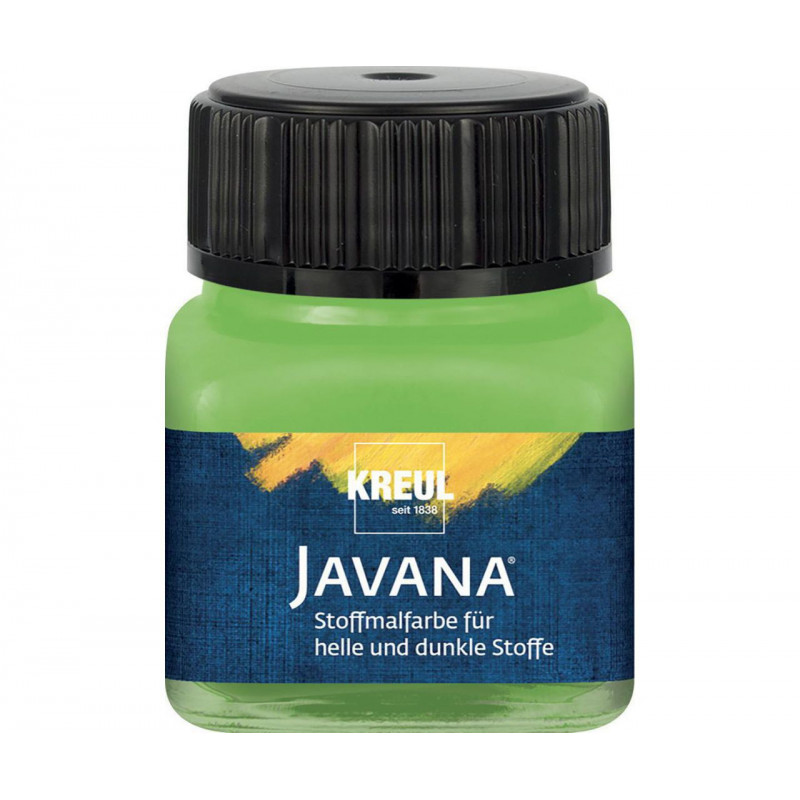 Barva na světlý a tmavý textil JAVANA 20 ml listová zelená