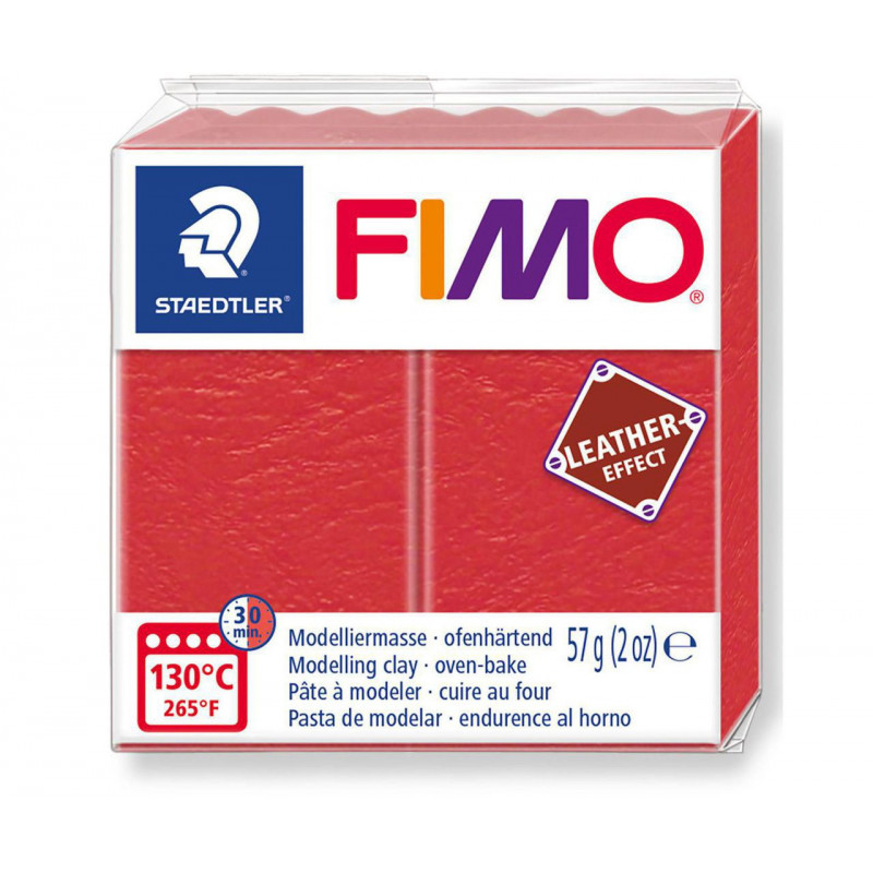 FIMO LEATHER efekt VODNÍ MELOUN