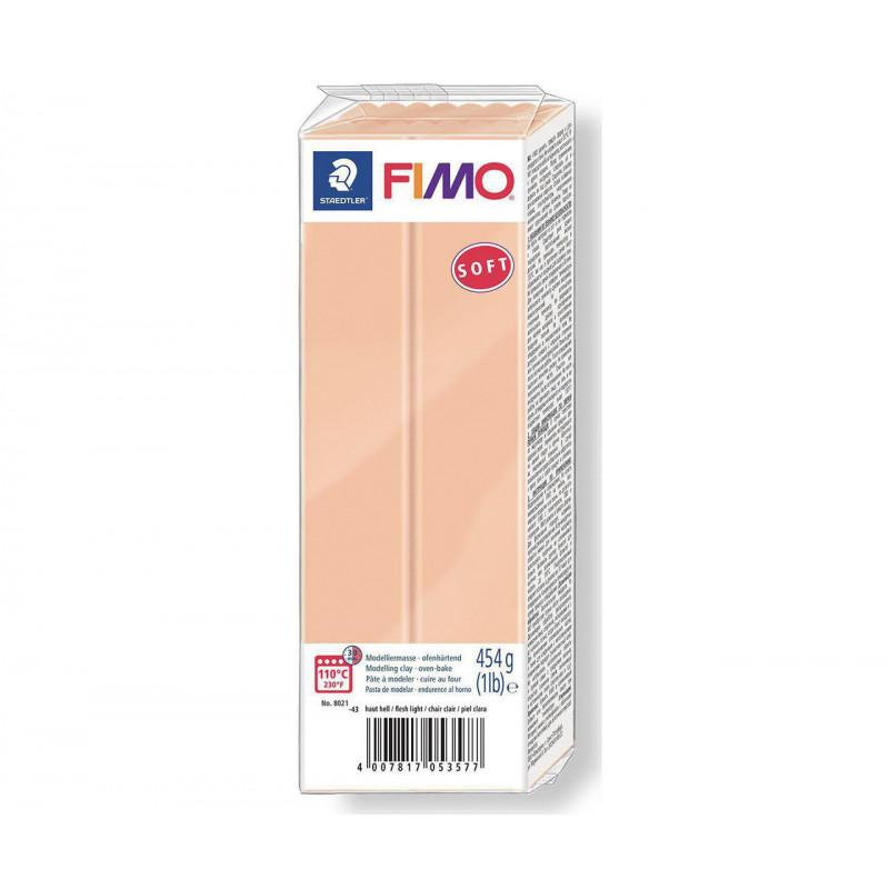 FIMO soft TĚLOVÁ 454 g blok