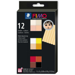 FIMO professional sada 12 barev 25 g DOLL ART